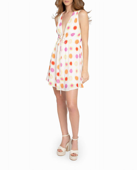 Nicole Miller - Radiant Aura Silk Mini Dress