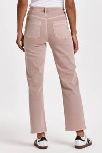 DEAR JOHN DENIM 90s Straight Leg Pants in rose quartz - women's jeans - detail view