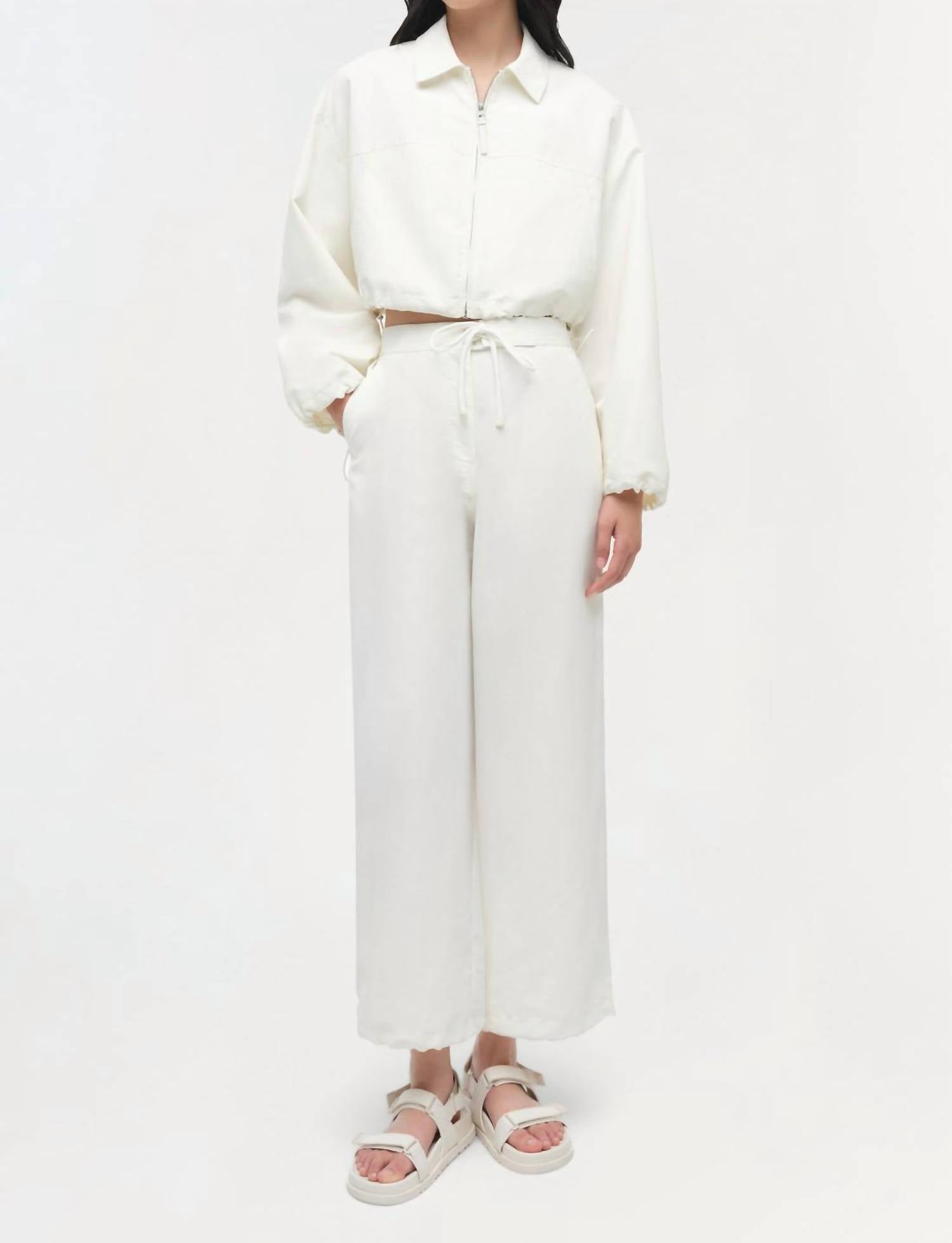 SIMKHAI Lennox Pant in white - women's pants