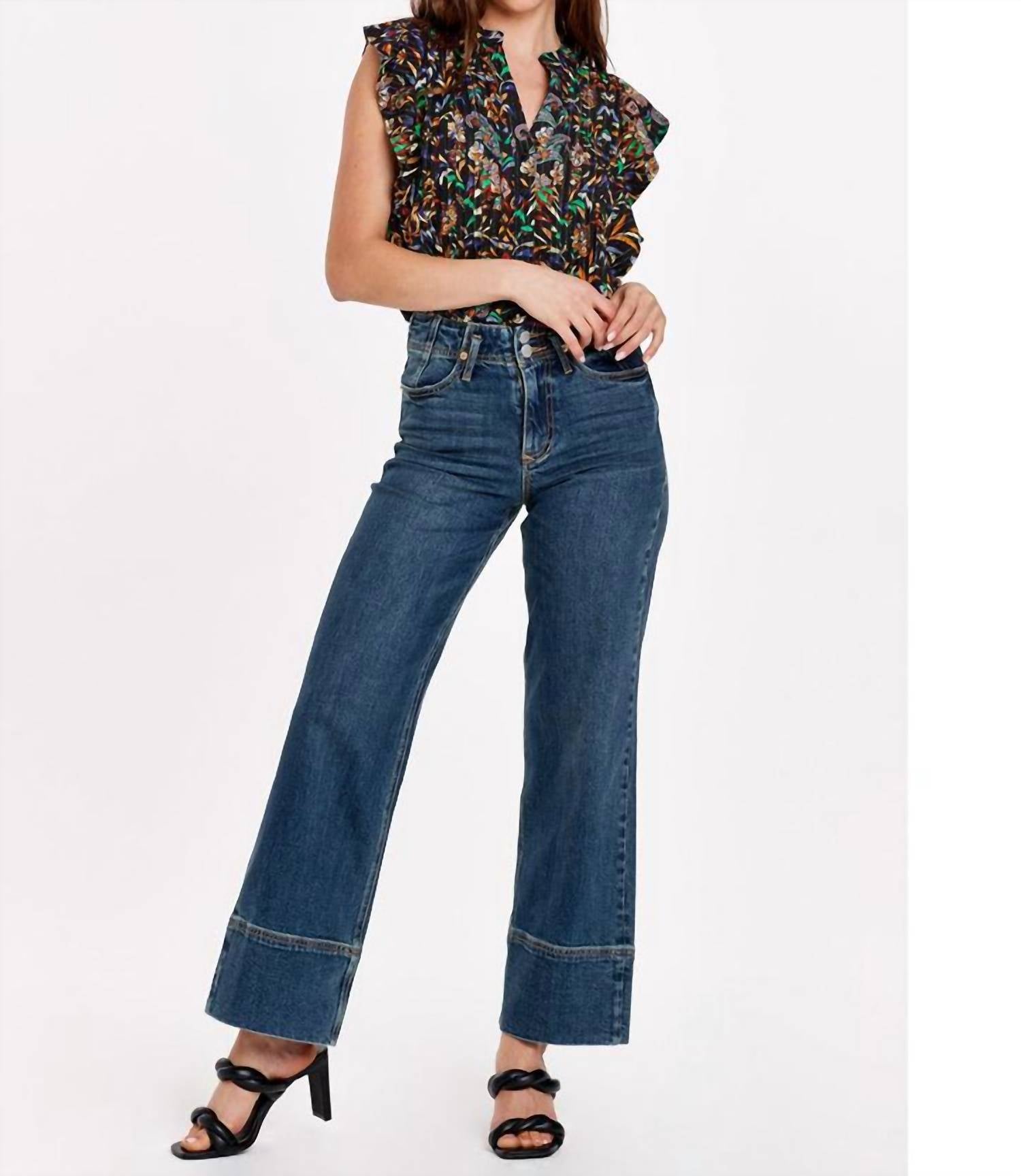 DEAR JOHN DENIM Holly High-rise Straight Leg Jeans in gysun - women's jeans