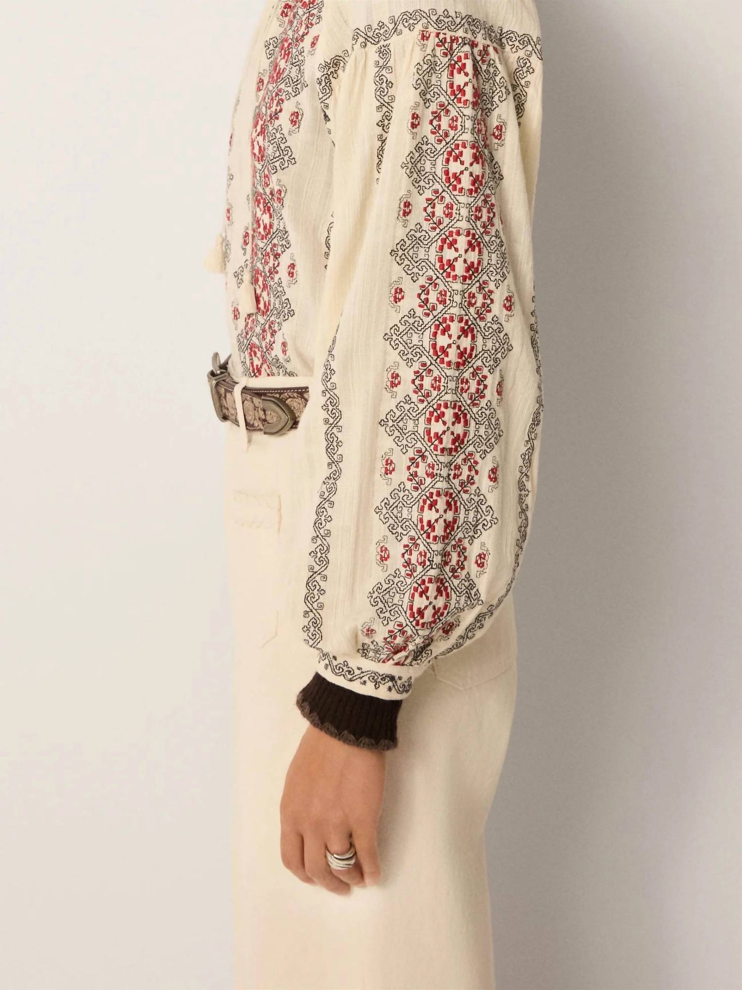 Maison Hotel - Virgina Embroidered Blouse