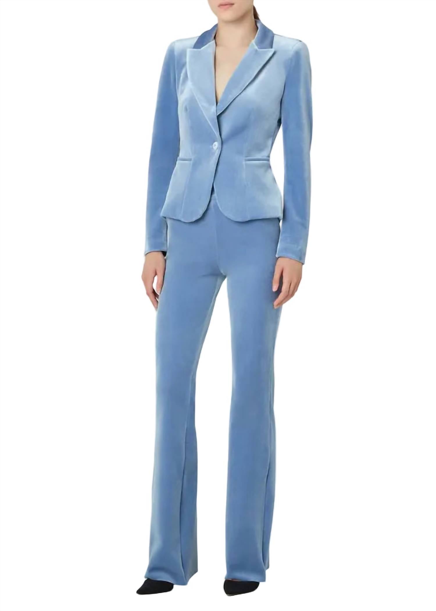 Chiara Boni - Venusette High Waisted Velvet Pants