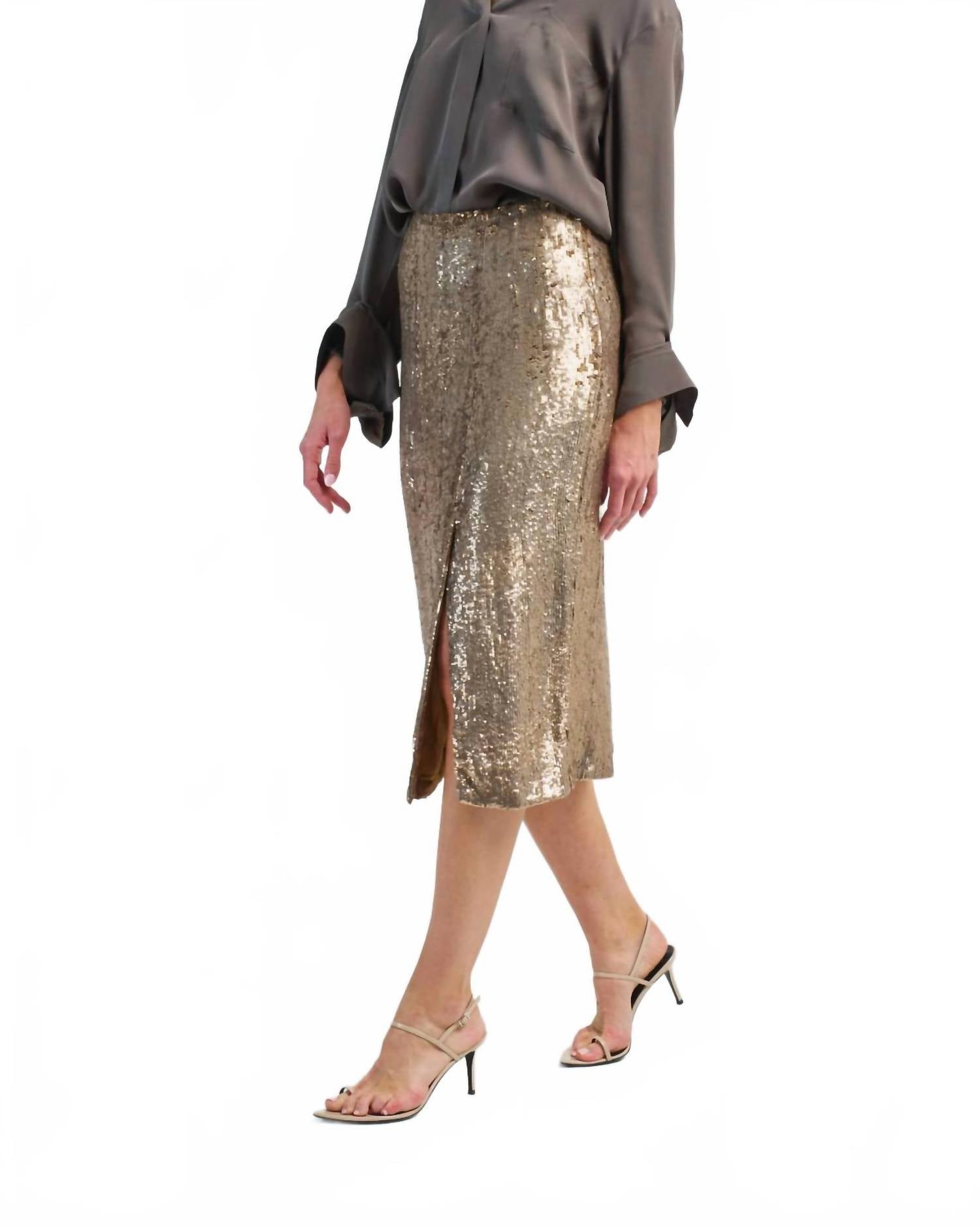 Twp - Ladylike Fishscale Sequin Skirt