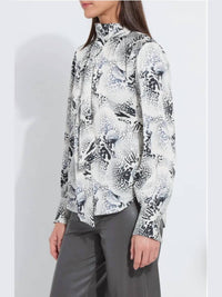Lysse - Onyx Embellished Mock Neck Top