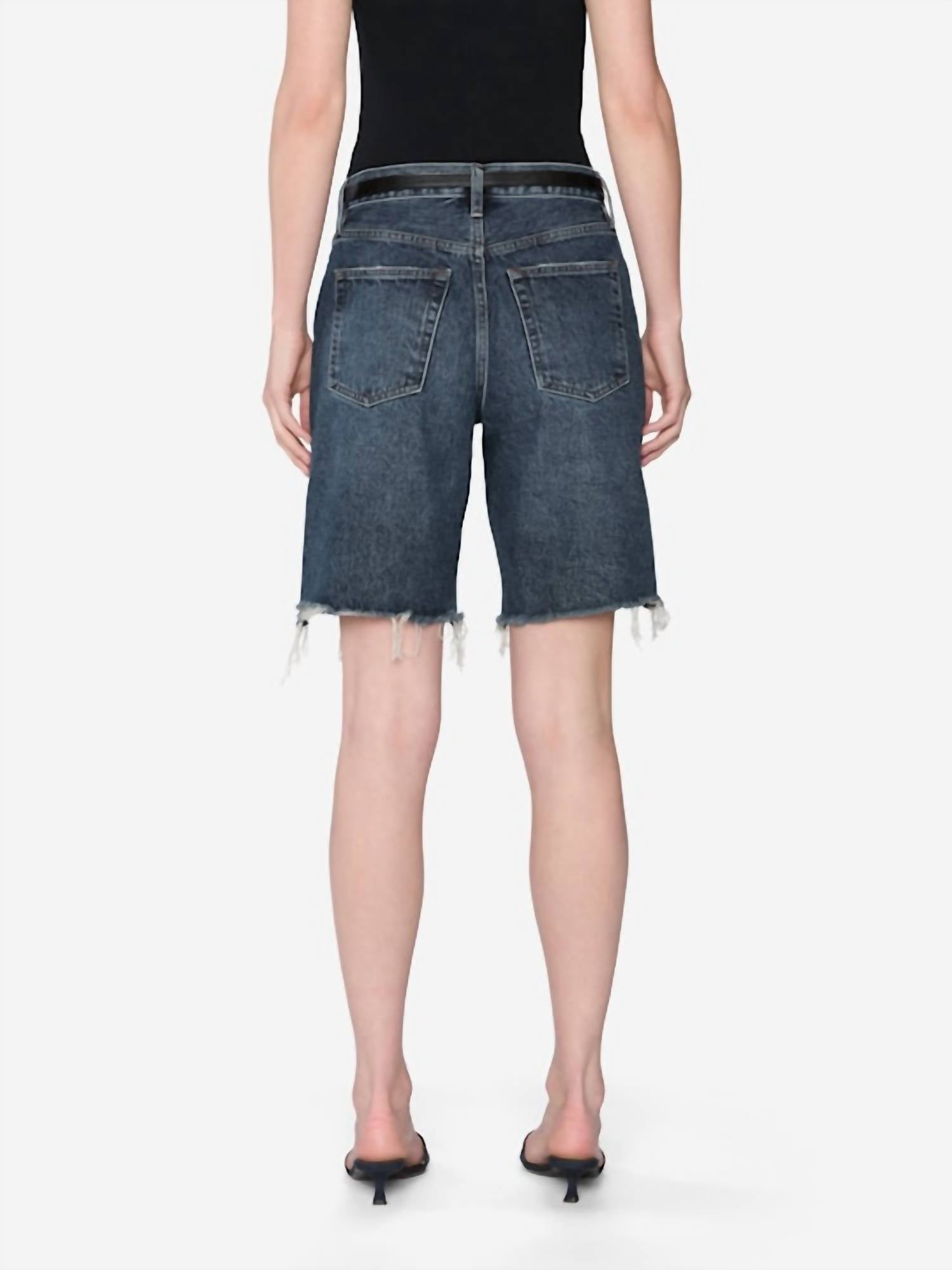 Frame - Leisure High Rise Knee Length Short