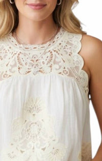 Sea - Medina Lace Tank Top