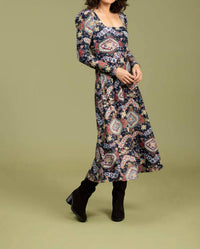 SMITH & QUINN Isadore Dress in autumn tapestry - women's dress