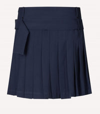Stine Goya - Belted Pleated Mini Skirt