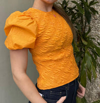 English Factory - Asymmetrical Smocked Top