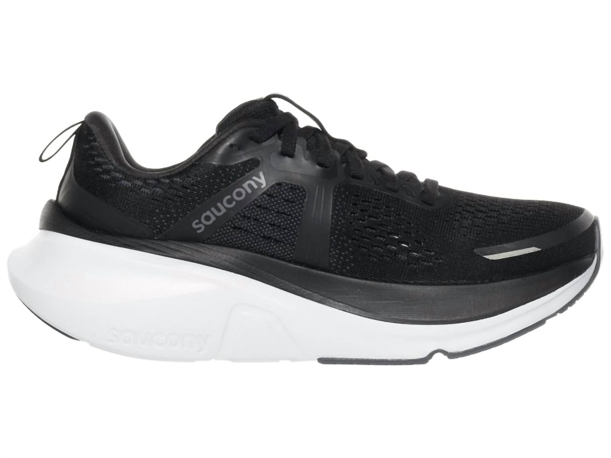SAUCONY Women's Guide 18 Running Shoes in black white 2 - women's shoe