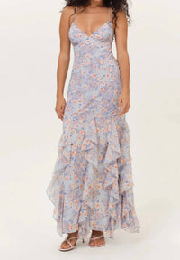 For Love & Lemons - Elea Floral Maxi Dress
