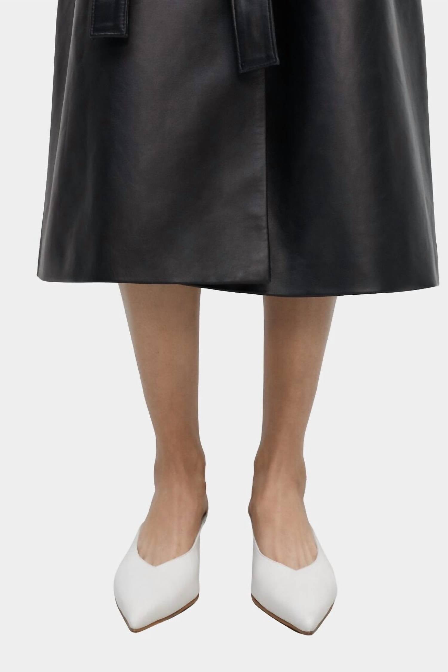 Cordera - Women's Leather Pointy Mules
