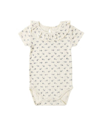 Rylee + Cru - Kid's Ruffle Collar Ditsy Body Suit