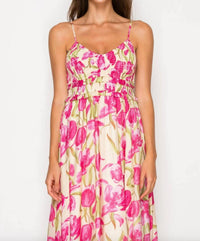 Meet Me In Santorini - Women's Lonian's Bloom Maxi Dress