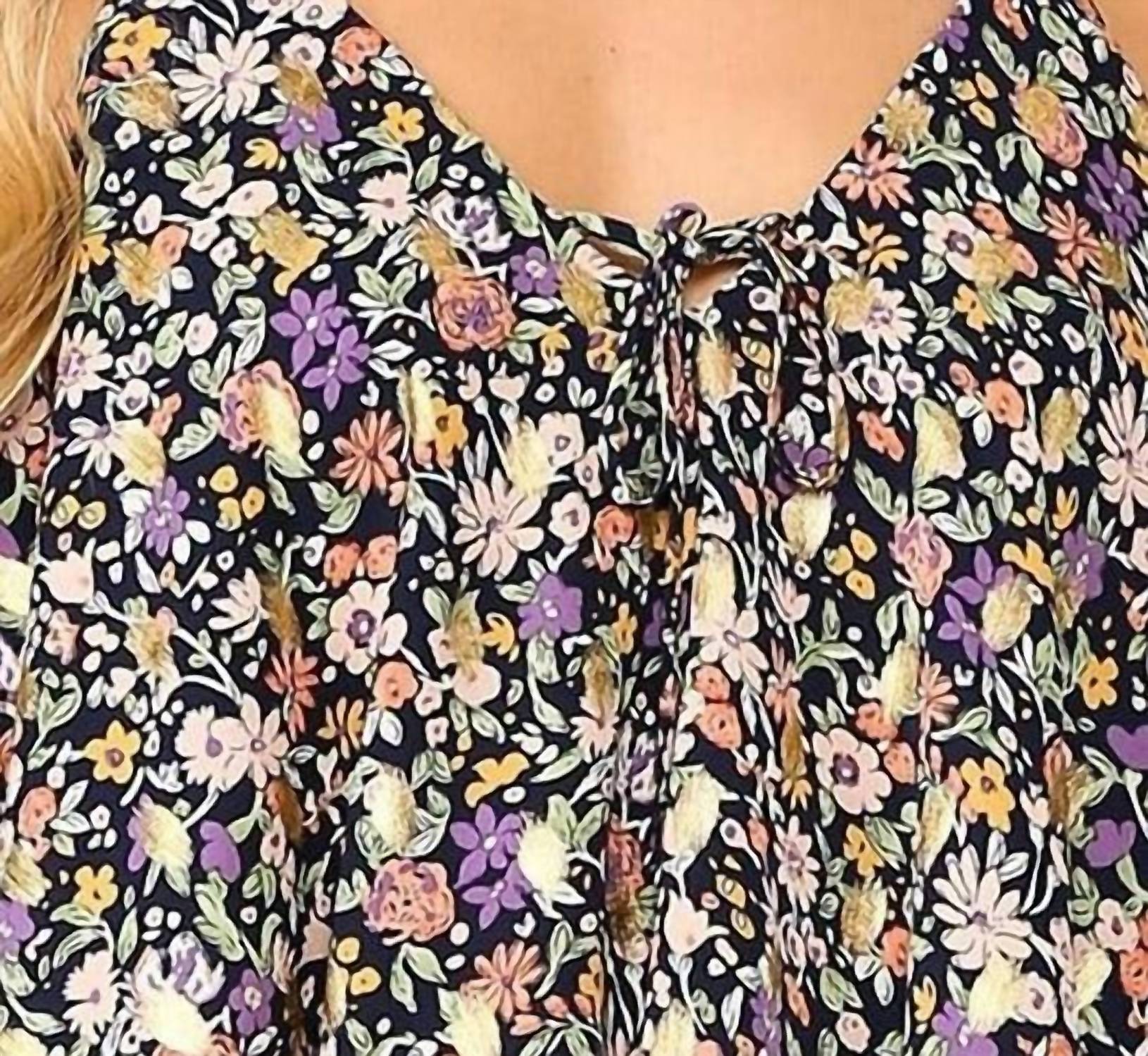Gigio - Cami Flower Racer Top