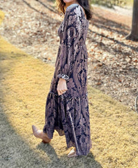 J.Nna - Burnout Maxi Dress
