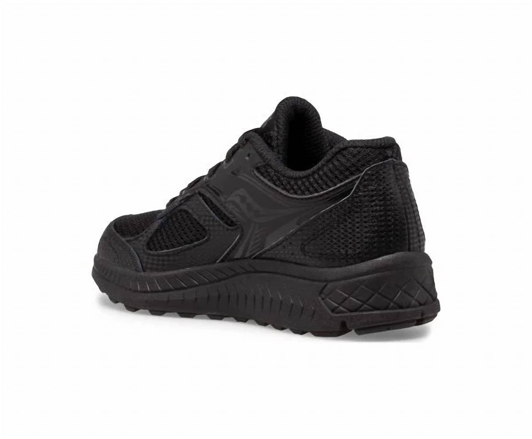 SAUCONY Kid's Cohesion 14 Ltt Sneaker in black - kids' sneaker - alternate view