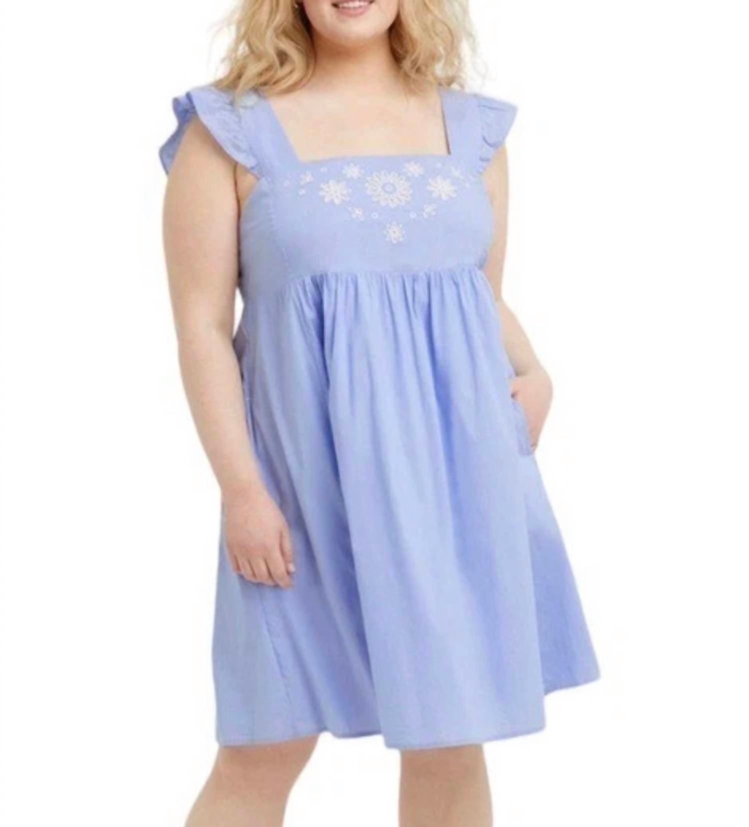 Draper James - Maddie Embroidered Babydoll Dress