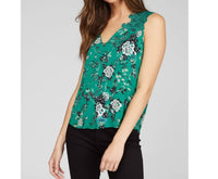 Daniel Rainn - Floral Crochet Lace Sleeveless Blouse