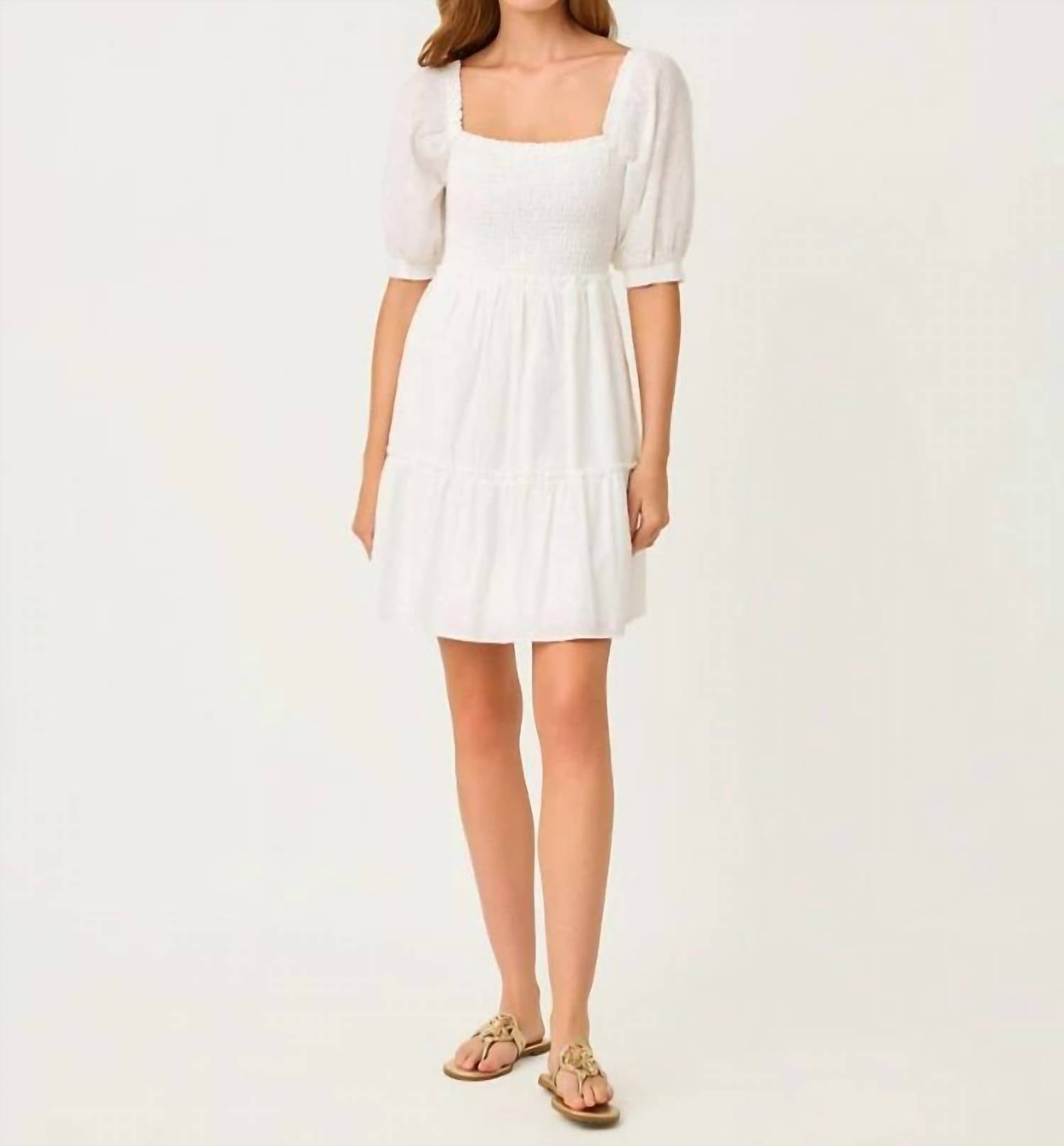 Lilly Pulitzer - HADLY SHORT SLEEVE SMOCKED DRESS