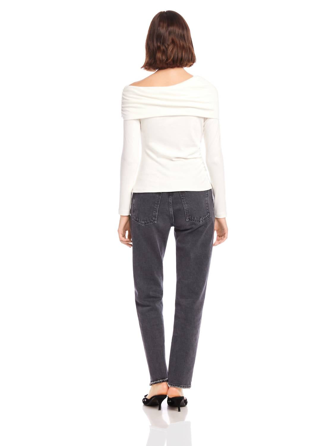 Fifteen Twenty - Asymmetric One Shoulder Top