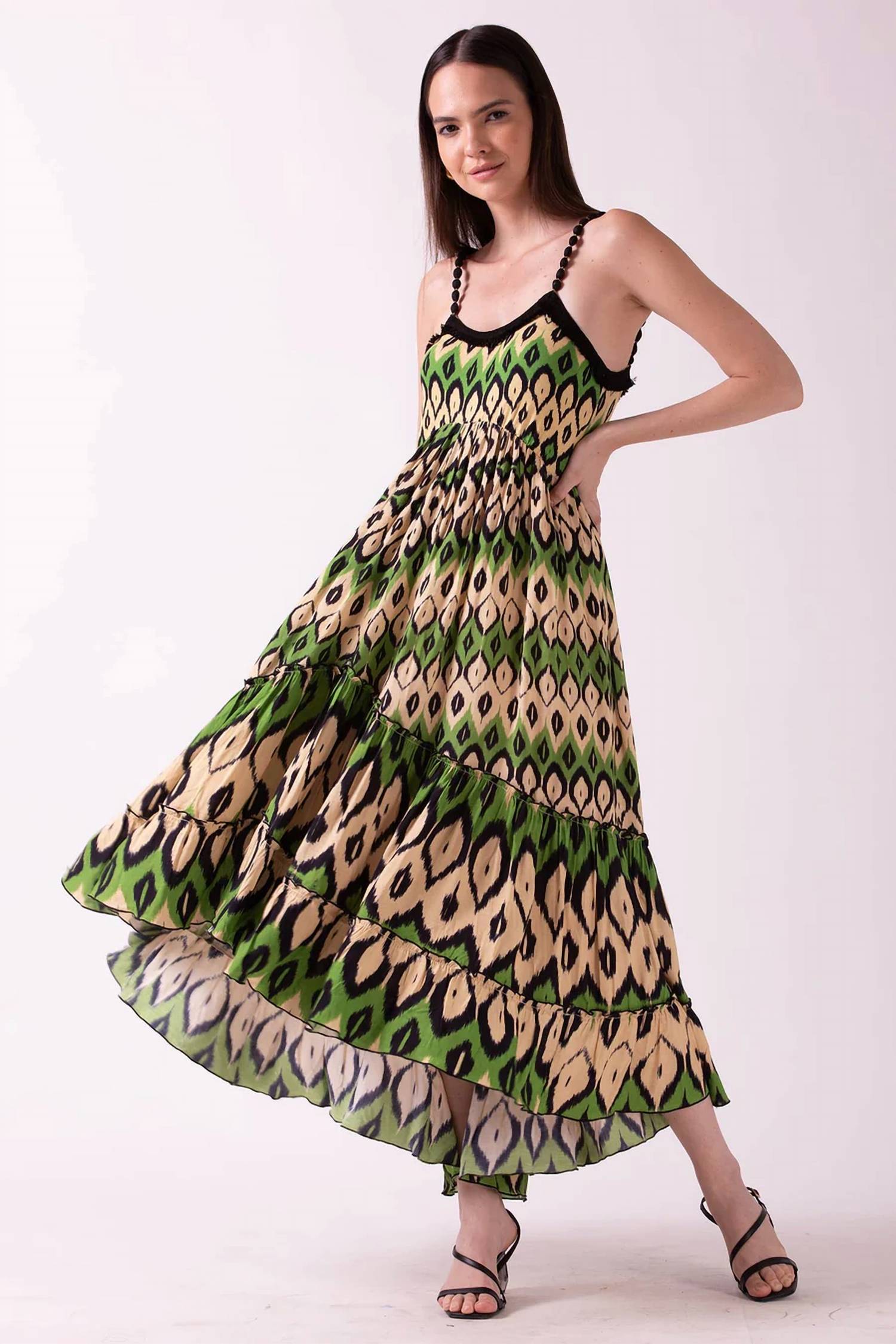 Ash & Eden - Acacia Tiered Maxi Sun Dress