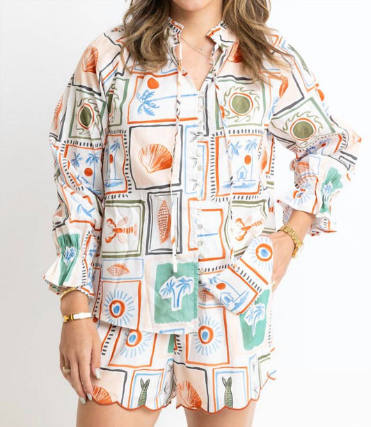 Karlie - CAPRI COAST TOP