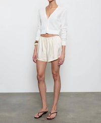 Enza Costa - Linen Open Knit Cardigan