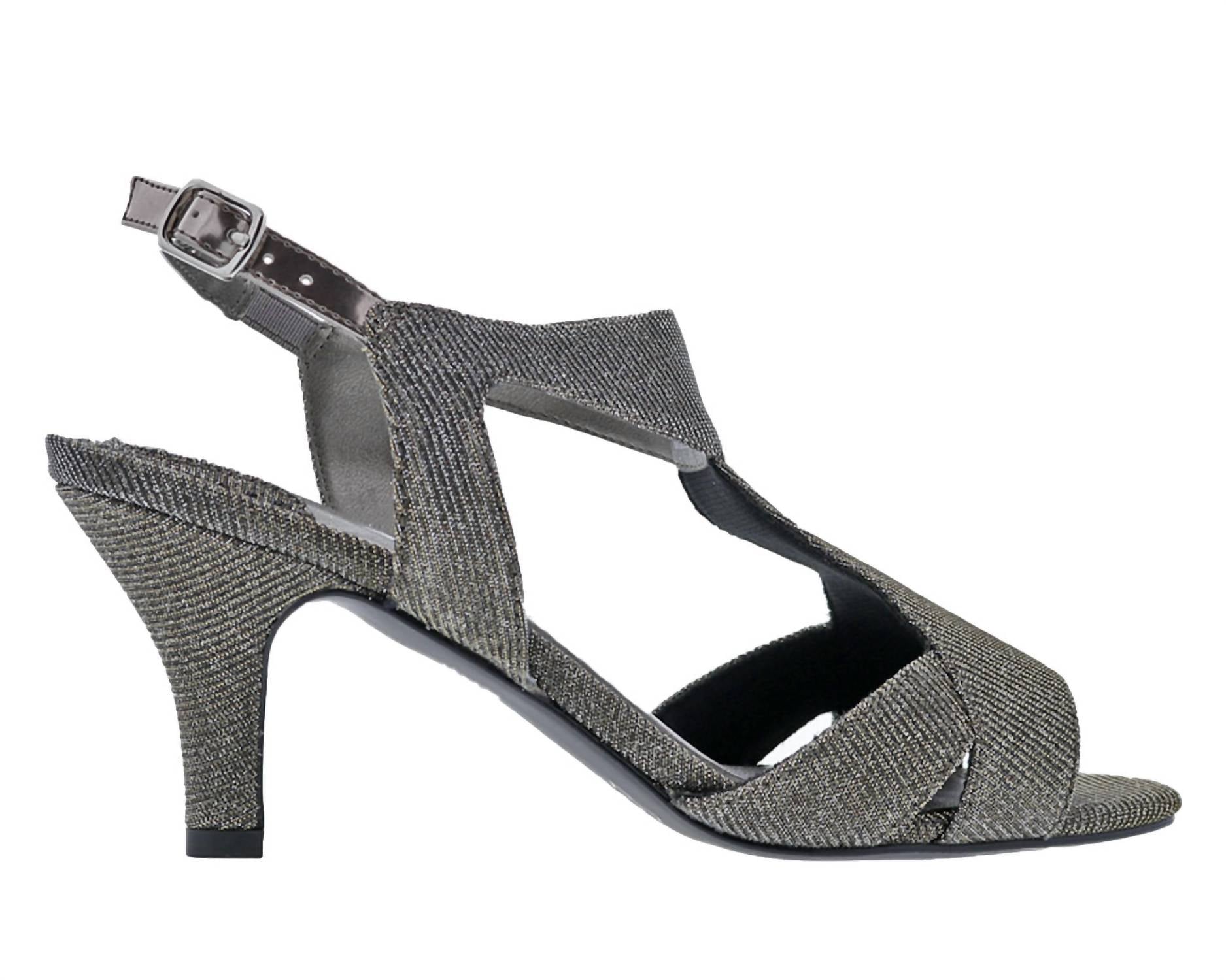 Ros Hommerson Women's Lucky Slingback Heel Sandal in silver - women's heels