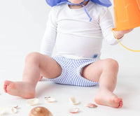 Rufflebutts - Baby Boys' Seersucker Shorties Swimsuit