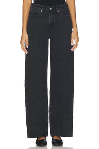 Rag & Bone - Logan Mid-rise Quilted Jeans