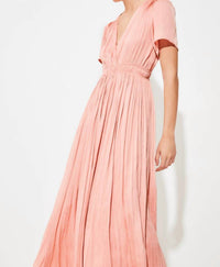 Suncoo - Cyra Long Satin Dress