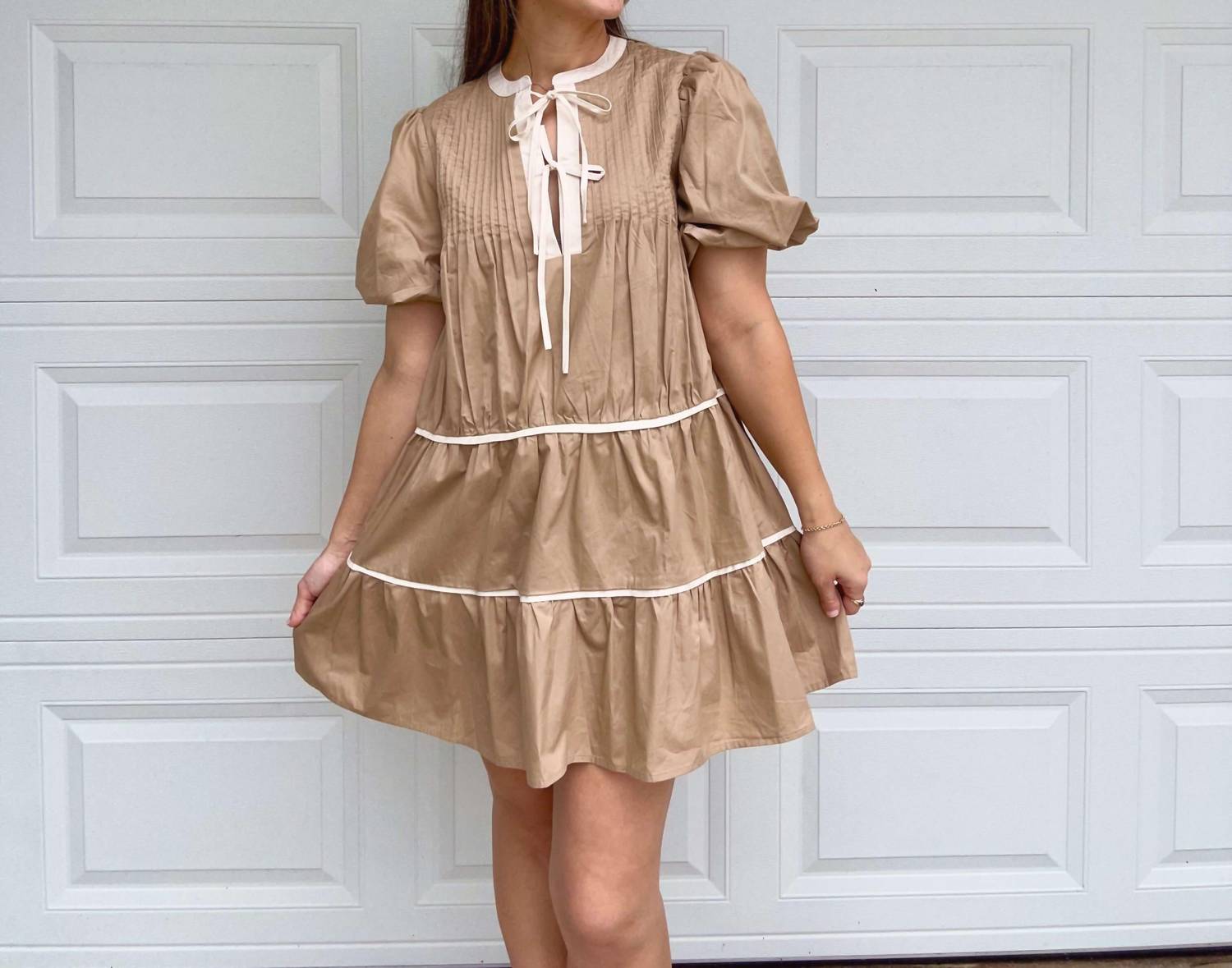 In The Beginning - Tiered Mini Dress