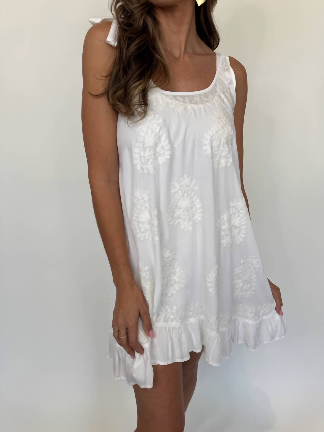 Pranella Remi Dress in white - women's dress - view 4