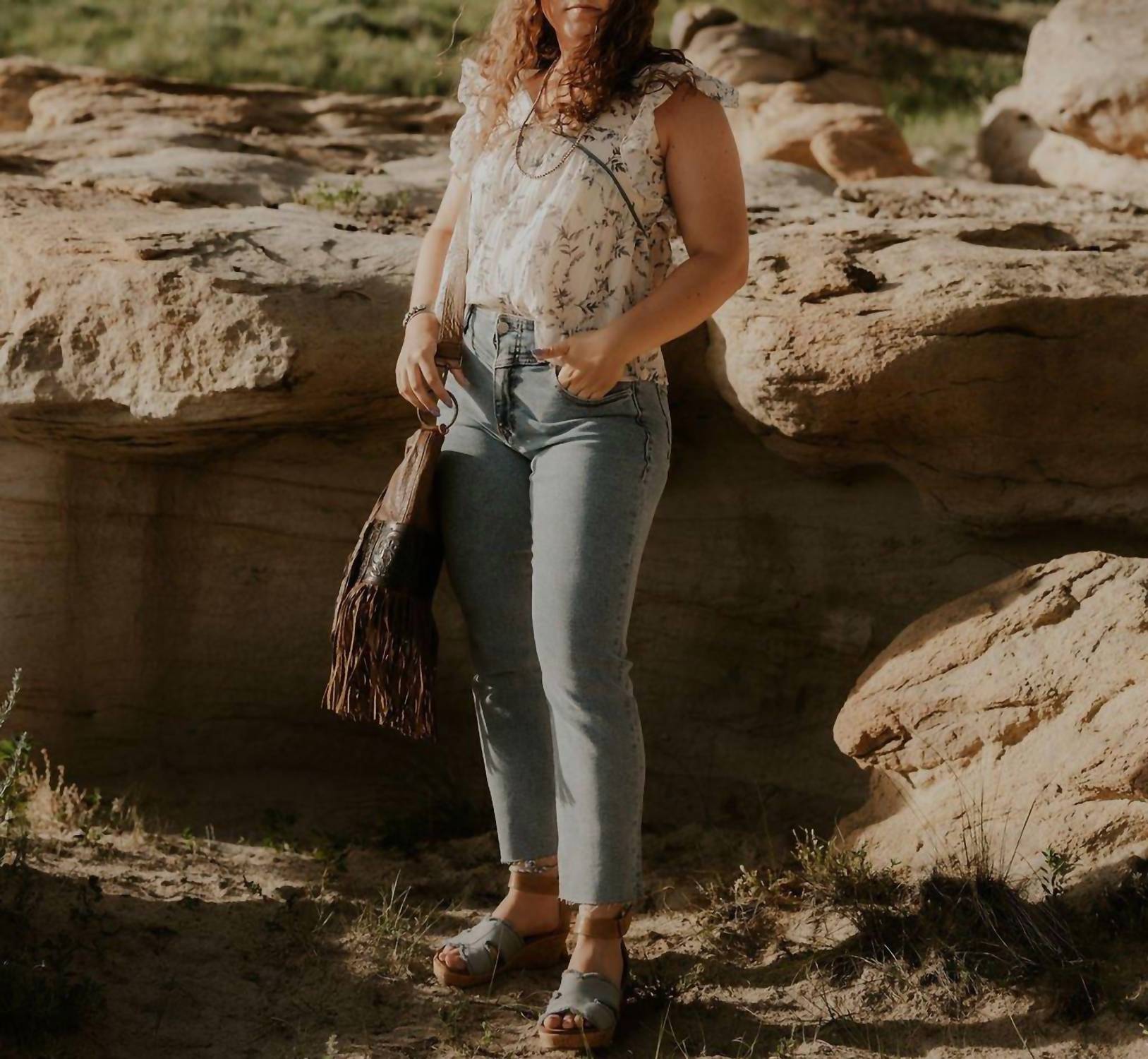 DEAR JOHN DENIM Jodi High-rise Straight Leg Jeans in amelia island - women's jeans - alternate view