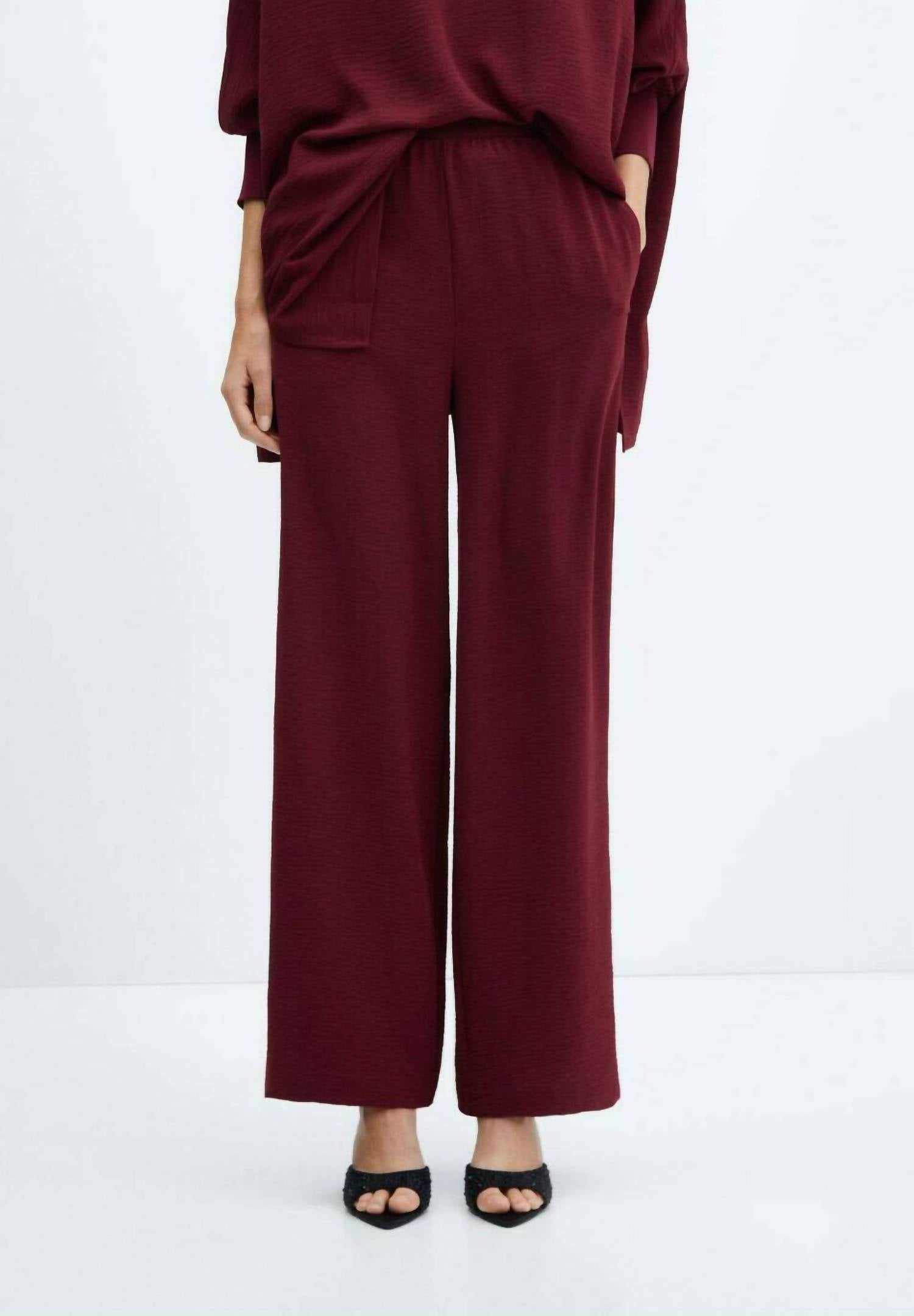 Asher Penny Pants in cabernet - women's pants