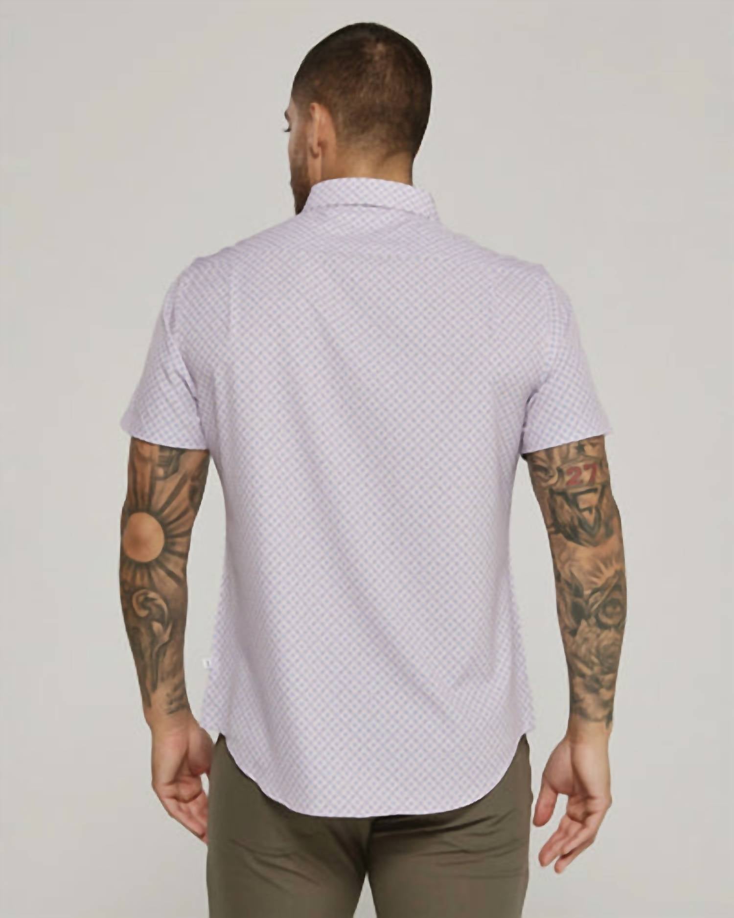 7Diamonds - Dornan Short Sleeve Shirt - clothing - men - patterned
