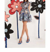 Celia B - Egeo Floral Graphic Mini Dress
