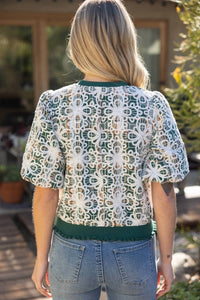 Deon - Caitlin Embroidered Top