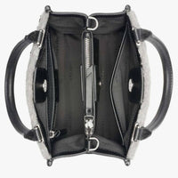 CALVIN KLEIN Women's Shoulder Bag in black and cream - women's bag - view 8