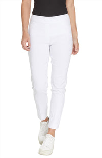 Slimsation By Multiples - Pull On Twill Ankle Pants