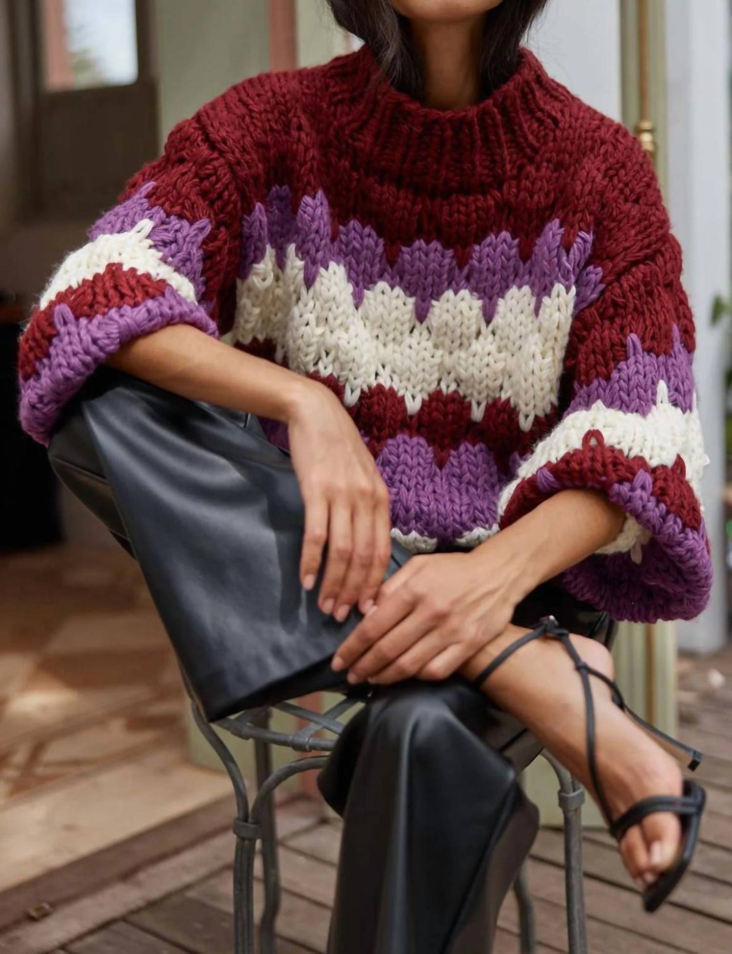 Minkpink - Margot Bobble Knit Sweater