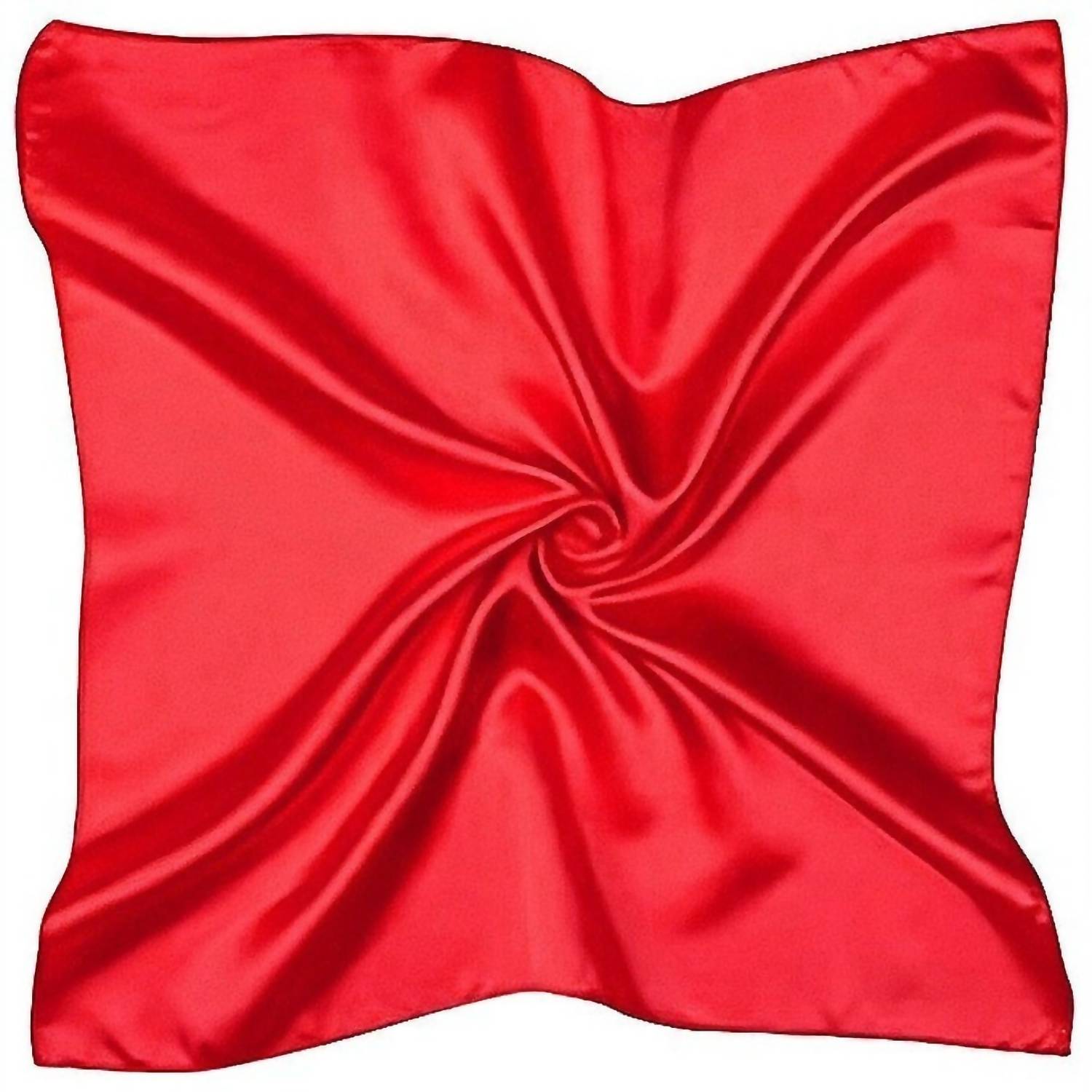 Diacly Women's Silky Satin Square Scarf in red - women's scarf