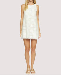 LOST + WANDER Riviera Escape Mini Dress in off white - women's dress