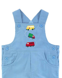 Florence Eiseman Kid's Around The Neighborhood Corduroy Longall in blue - kids' item - detail view