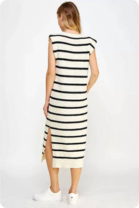 Strut & Bolt - Shoulder Pad Shift Midi Dress