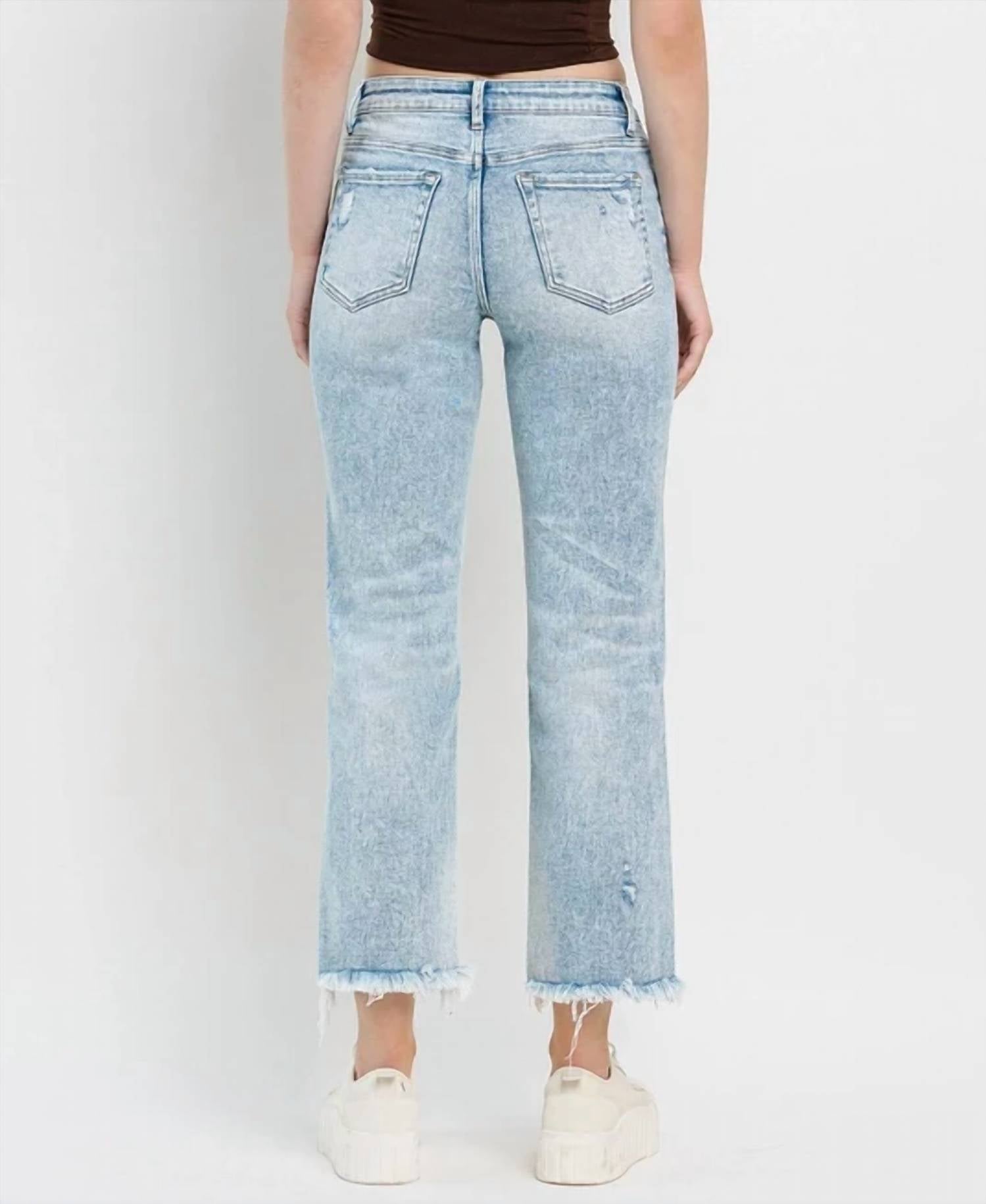 Vervet By Flying Monkey - Women's Discover Me Lovervet Ankle Straight Jeans