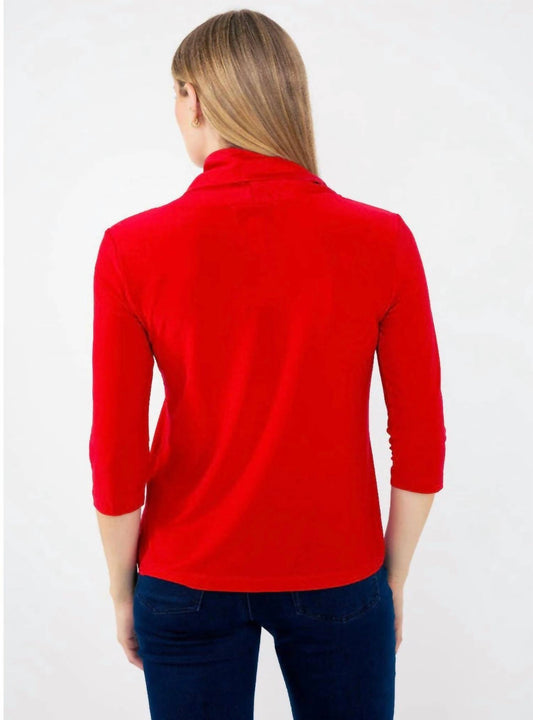 Joseph Ribkoff - Cowl Neck Long Sleeve Top