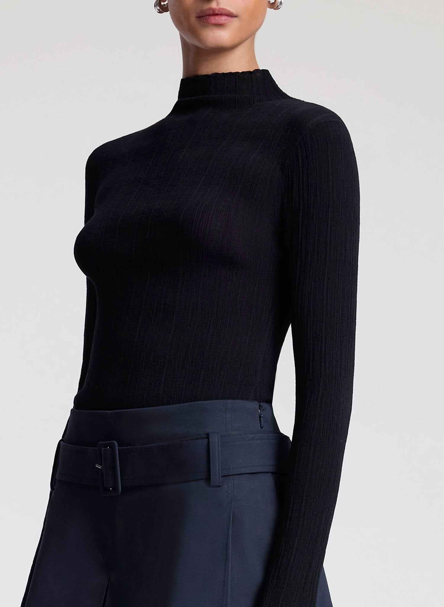 A.L.C. - Hugh Fine Cotton Knit Top