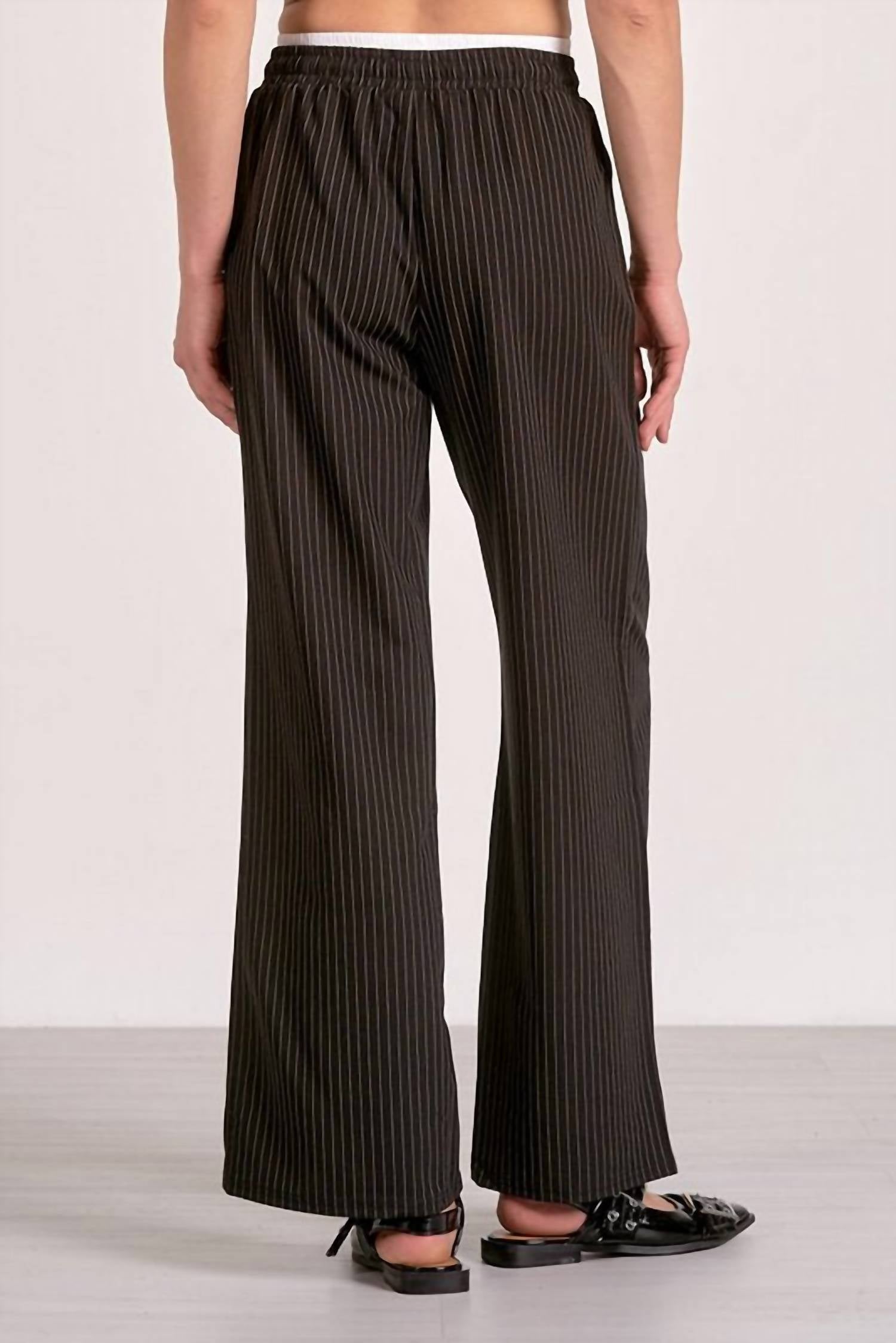 Elan - Trent Pant With Pinstripes